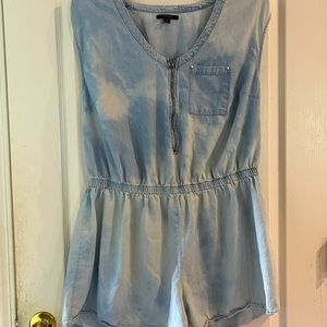 Women’s Plus Size Light Denim Romper Sz 2X